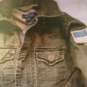 Ralph Lauren Olive Green Military Jacket